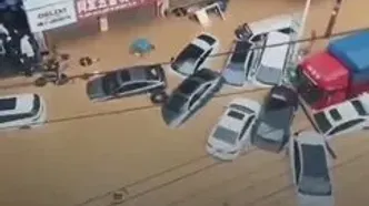 ببینید؛ سیل ویرانگر در چین