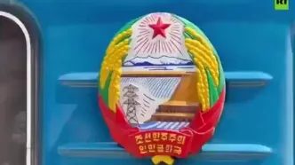 ببینید؛ بازگشت قطار کره شمالی به روسیه پس از پنج سال