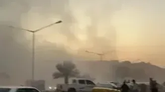 قصرشیرین مورد اصابت موشک‌های اسرائیل قرار گرفت