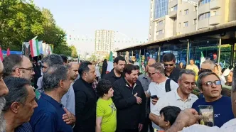 حضور محمد مخبر در تجمع حماسی  ذوالفقار علی (ع) تهران