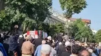 مراسم تشییع پیکر شهید سید محمدرضا صدیقی صابر