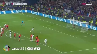 ویدیو: گل اول فرانسه به اسپانیا توسط امباپه