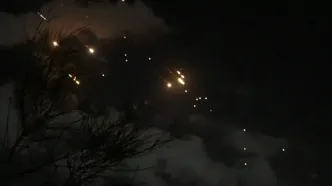 بارش بارانِ موشک در آسمان اسرائیل