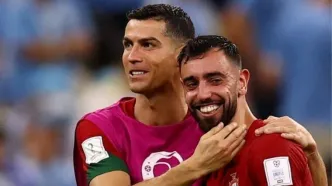 برونو فرناندز: رونالدو دیوانه است