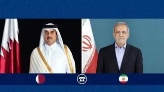 گفت وگوی تلفنی پزشکیان با امیر قطر