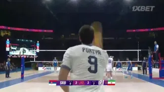 خلاصه بازی والیبال ایران مقابل صربستان