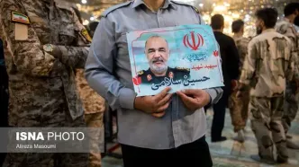 تصاویر؛ خاکسپاری پیکر سرلشکر سلامی فرمانده کل سپاه
