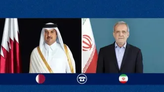 سخنان مهم پزشکیان در تماس با امیر قطر