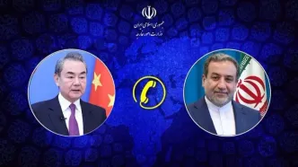 گفت‌وگوی تلفنی وزرای امور خارجه ایران و چین