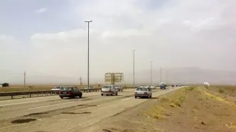 اصابت پرتابه به آزادراه تهران-قم