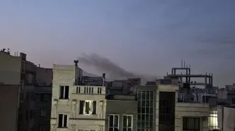 انفجار و دود سیاه در خیابان پیروزی تهران+عکس