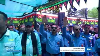 حضور پرشور کارکنان فولاد مبارکه در آیین سوگواری حضرت اباعبدالله الحسین (ع)