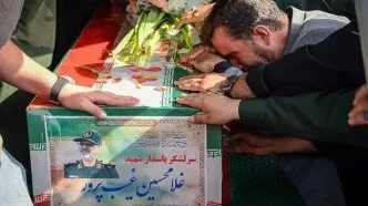 تصاویر؛ مراسم استقبال از پیکر سردار غلامحسین غیب پرور