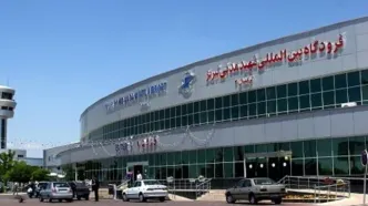 نخستین پرواز فرودگاه تبریز پس از حمله اسرائیل