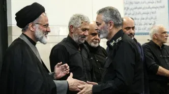 تصاویر سرلشکر موسوی یک روز پس از شایعه ترور در چیتگر