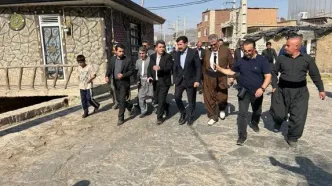 معاون رئیس‌جمهور از ۲ روستای هدف گردشگری در مریوان بازدید کرد