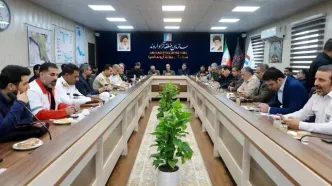 آغاز رسمی فعالیت قرارگاه اربعین شلمچه با حضور مسئولان استانی و محلی
