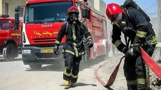 اولین تصاویر از انفجار مهیب در برج چیتگر