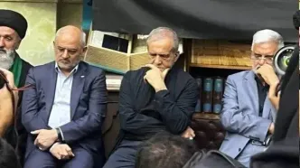 حضور پزشکیان در مراسم گرامیداشت شهدای اقتدار ارتش