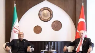 دیدار پزشکیان و اردوغان در اکو