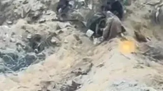 لحظه کمین و فرار جالب نیروهای حماس به تونل‌
