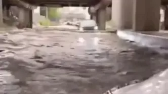 ببینید؛ بارش شدید تابستانی مسکو را غرق در آب کرد