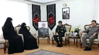 دیدار سردار رادان با خانواده فرماندهان شهید/ وقایع جنگ ۱۲ روزه تکرار تاریخ عاشورا بود