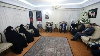 آملی لاریجانی به منزل سردار سلامی رفت
