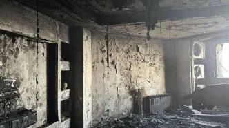 گزارش حریق در یک برج مسکونی در شهرک خرازی