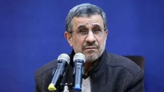 تصویر احمدی نژاد بعد از حمله اسراییل