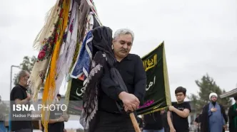تصاویر؛ عزاداری در جزیره خالی از سکنه آشورزاده