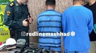 این 2 رفتگر در مشهد دزدان خشن گیم نت ها بودند