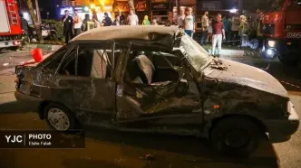 تصاویری از انفجار در خیابان باهنر رشت