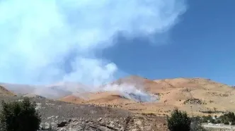 تشکیل پرونده قضایی برای حادثه آتش‌سوزی کوه آبیدر سنندج