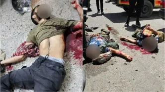 آغاز حمله تروریست‌ها به دادگستری زاهدان/ تصاویر +16