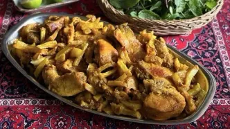 ناهار امروز: قورمه مرغ: عطری دلنشین، طعمی فراموش‌نشدنی!