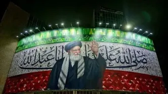 جدیدترین دیوارنگاره میدان ولیعصر با تصویری از رهبر معظم انقلاب