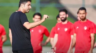 تمرین پرسپولیس زیر ذره‌بین هاشمیان!