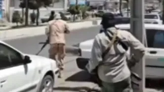 ویدئویی از لحظات اولیه حمله تروریستی در زاهدان