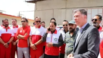 شجاعت امدادگران ایران در خط مقدم قابل تحسین است