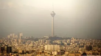 وضعیت هوای تهران نارنجی و آلوده است