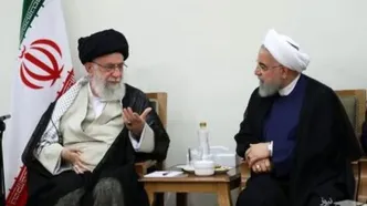 قاب مشترک حسن روحانی و رهبر انقلاب در سال ۵۸