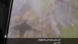 پرواز هواپیمای آب پاش برای مهار آتش هورالعظیم