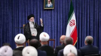 تصاویر دیدار رئیس و مسئولان عالی قوه قضائیه  با رهبر انقلاب