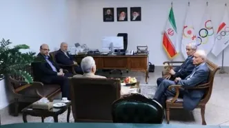 نشست مهدی علی‌نژاد با دبیران کل سابق کمیته ملی المپیک