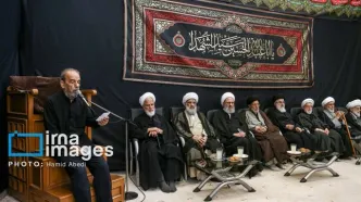 عزاداری مراجع تقلید قم در عاشورای حسینی