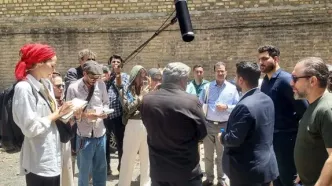 خبرنگاران خارجی در زندان اوین + عکس