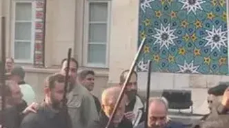 مسعود پزشکیان در عزاداری تاسوعا؛ استانداری آذربایجان شرقی