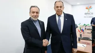 دیدار عراقچی و لاوروف در برزیل