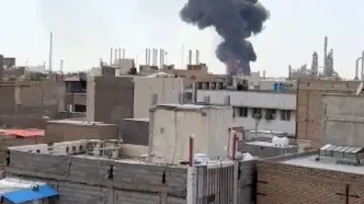 حادثه دقایقی قبل در پالایشگاه نفت آبادان